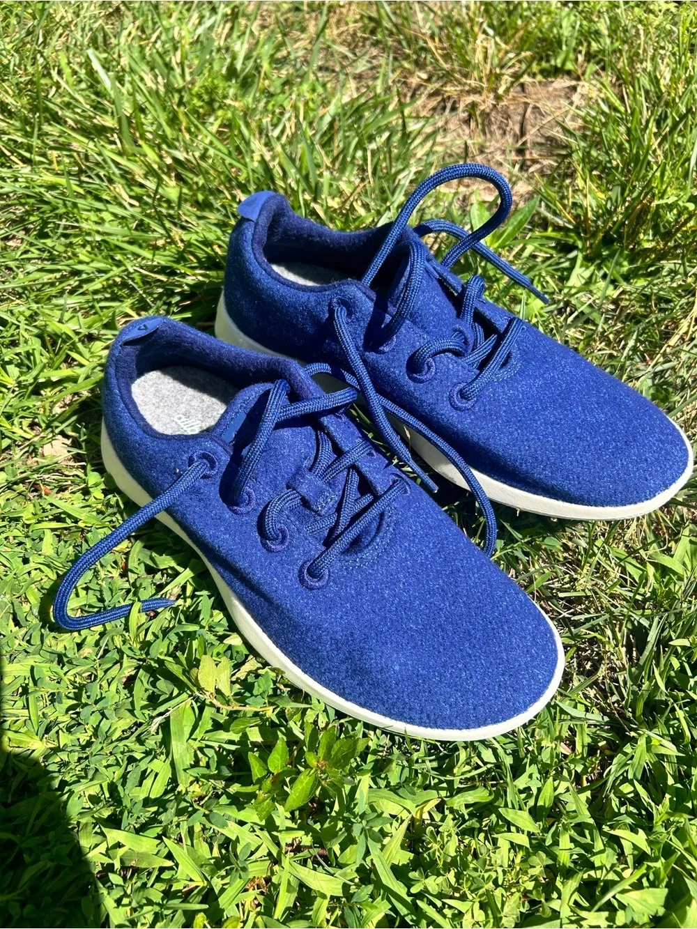 Allbirds Wool Runners Hazy Cobalt Merino Wool NWOT Sneakers size 9